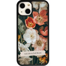 iPhone 13 Case Hülle - Silikon schwarz Full Bloom 2026