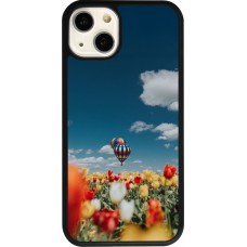 iPhone 13 Case Hülle - Silikon schwarz Hot air balloon Spring 2026