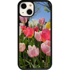 iPhone 13 Case Hülle - Silikon schwarz Tulips Spring 2026