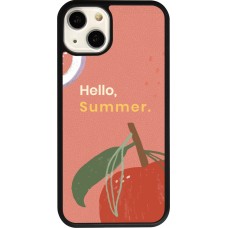 iPhone 13 Case Hülle - Silikon schwarz Summer 2025 Hello summer