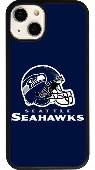 iPhone 13 Case Hülle - Silikon schwarz Super Bowl 26 Seattle 3