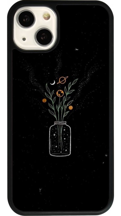 iPhone 13 Case Hülle - Silikon schwarz Vase black