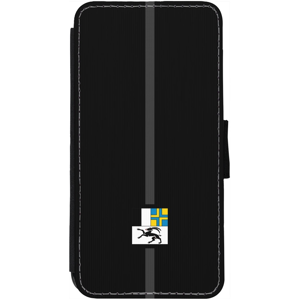 iPhone 13 Case Hülle - Wallet schwarz Kanton GR schwarz