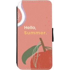 iPhone 13 Case Hülle - Wallet schwarz Summer 2025 Hello summer