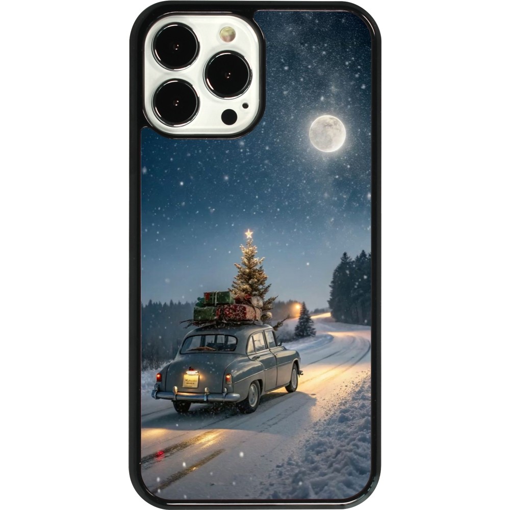iPhone 13 Pro Max Case Hülle - Christmas 25 Car with Tree Xmas