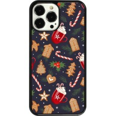 iPhone 13 Pro Max Case Hülle - Christmas 25 Pattern Gingerbread House