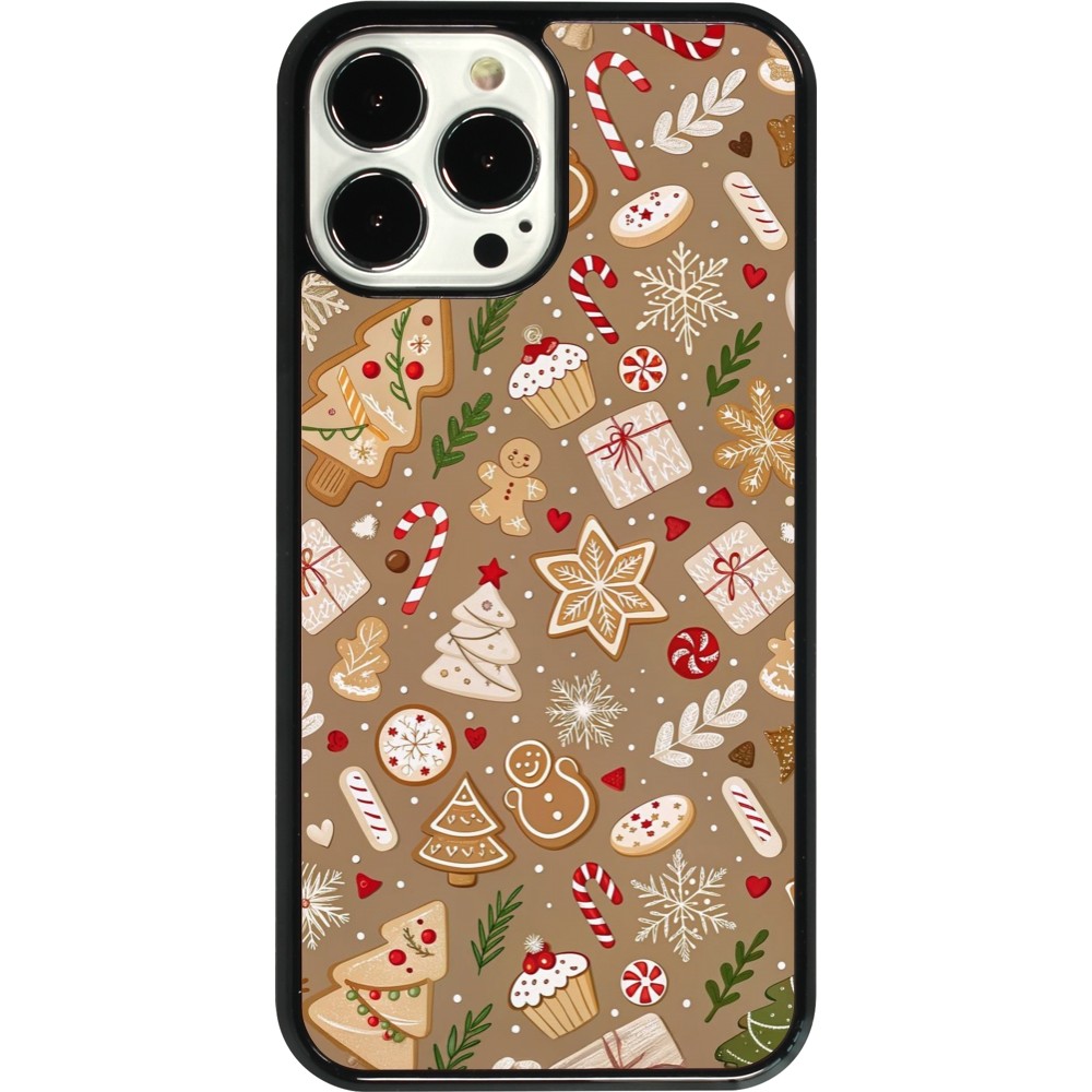 iPhone 13 Pro Max Case Hülle - Christmas 25 Pattern Ginger Cookie