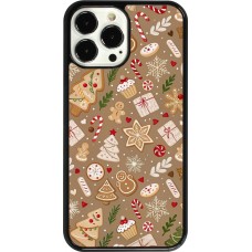 iPhone 13 Pro Max Case Hülle - Christmas 25 Pattern Ginger Cookie