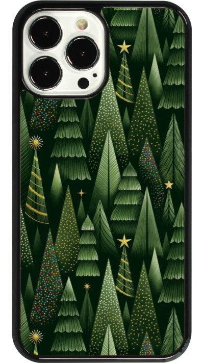 iPhone 13 Pro Max Case Hülle - Christmas 25 Pattern Xmas Tree