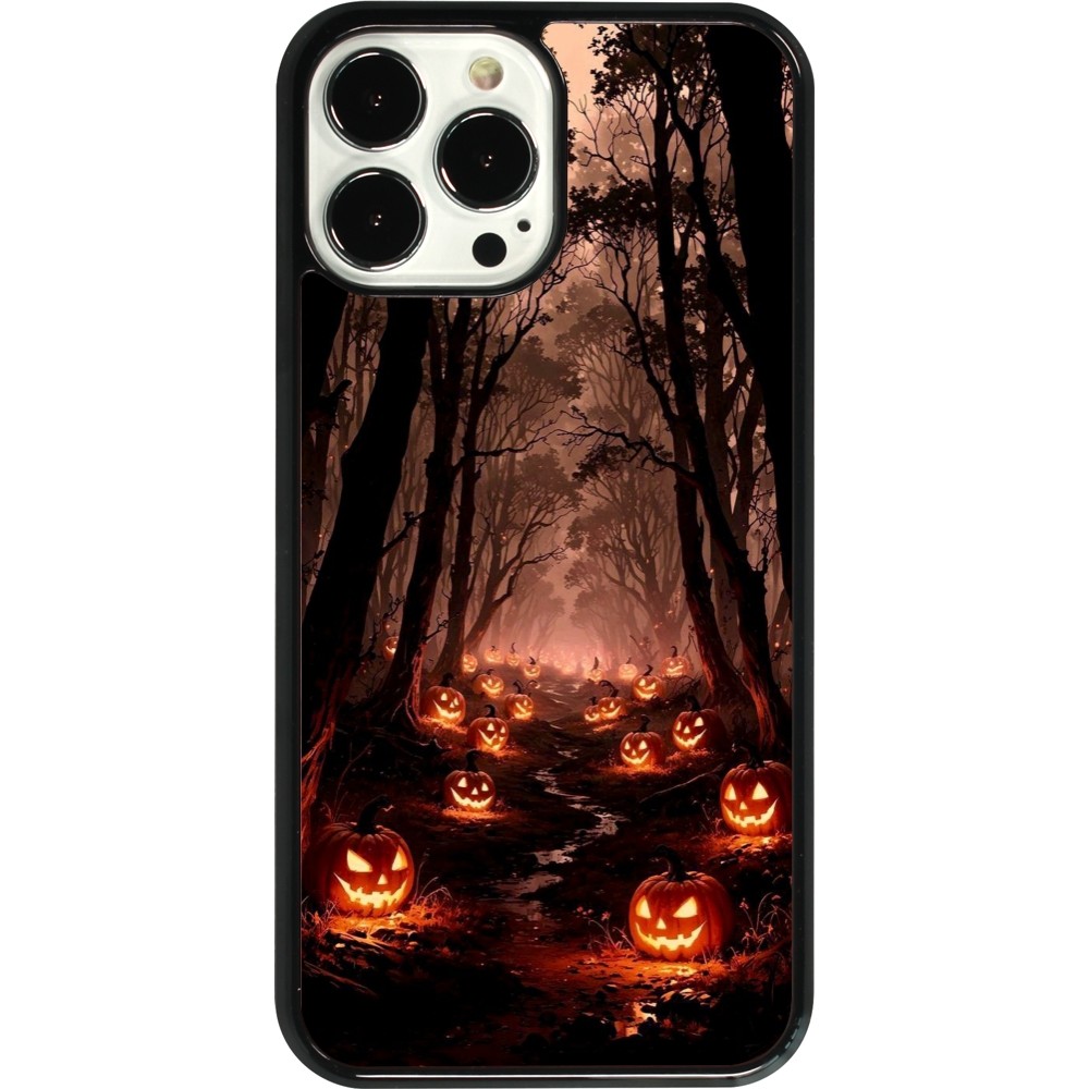 iPhone 13 Pro Max Case Hülle - Halloween 2025 Road of Terrifying Pumpkins