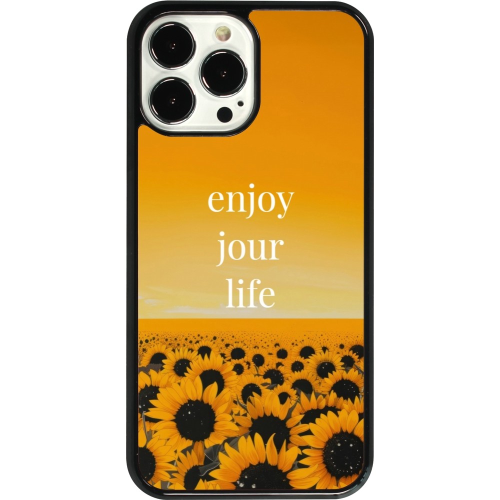 iPhone 13 Pro Max Case Hülle - Summer 2025 Enjoy your life