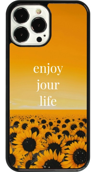 iPhone 13 Pro Max Case Hülle - Summer 2025 Enjoy your life