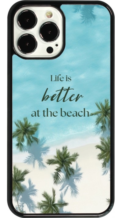 iPhone 13 Pro Max Case Hülle - Summer 2025 Life is better at the beach