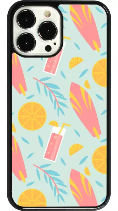 iPhone 13 Pro Max Case Hülle - Summer 2025 Pattern citron