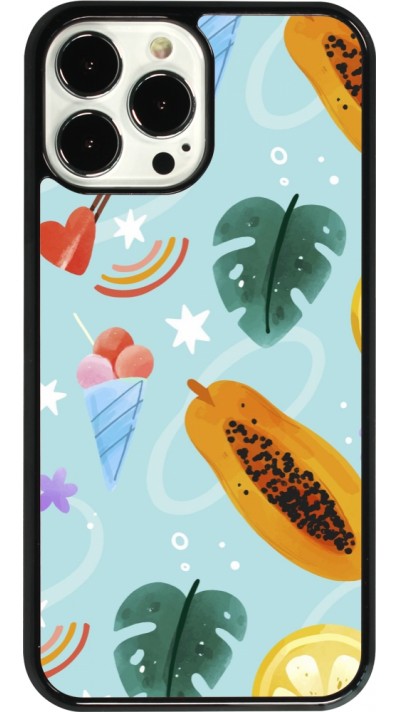 iPhone 13 Pro Max Case Hülle - Summer 2025 Pattern papaya