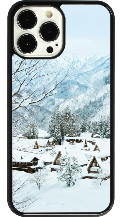 iPhone 13 Pro Max Case Hülle - Winter 25 Winter snowy landscape