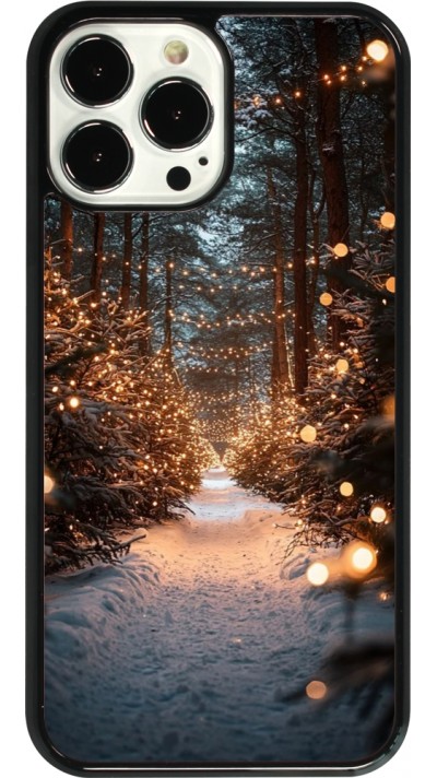 iPhone 13 Pro Max Case Hülle - Winter 25 Winter snowy road