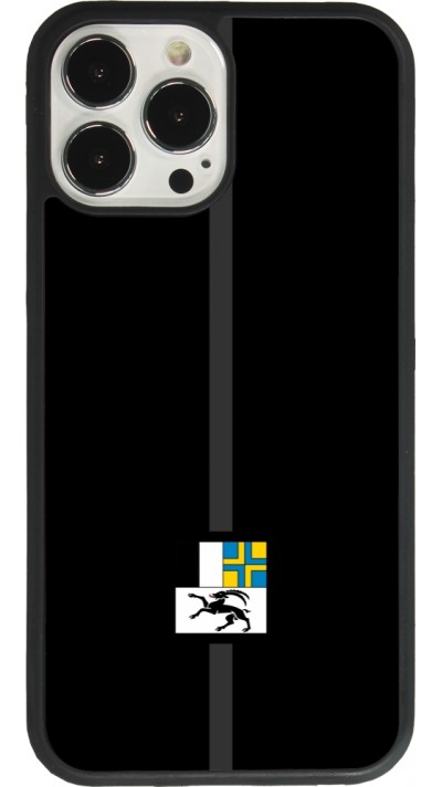 iPhone 13 Pro Max Case Hülle - Silikon schwarz Kanton GR schwarz