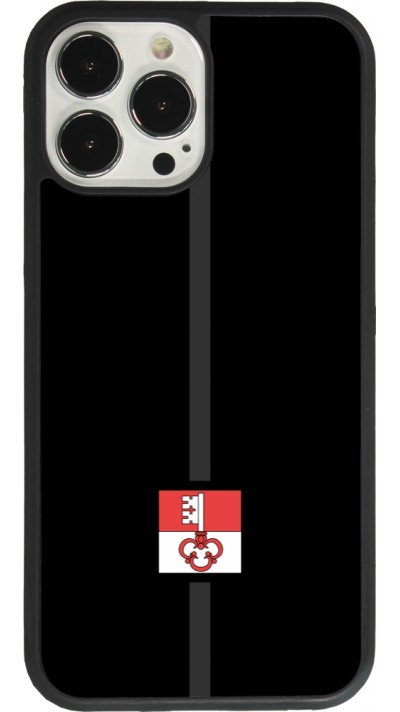 iPhone 13 Pro Max Case Hülle - Silikon schwarz Kanton OW schwarz