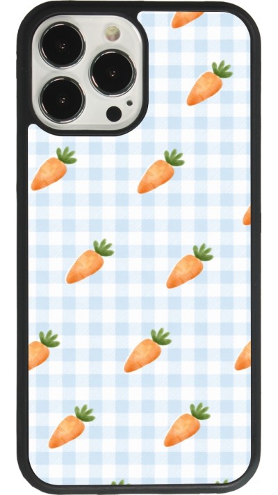 iPhone 13 Pro Max Case Hülle - Silikon schwarz Easter 2026 Pattern carrots