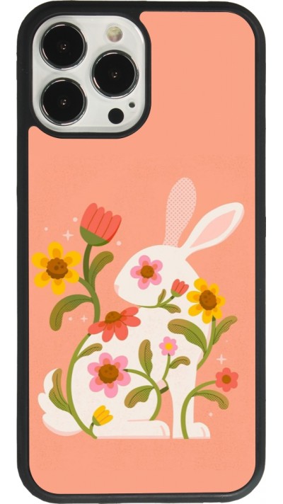 iPhone 13 Pro Max Case Hülle - Silikon schwarz Easter 2026 Rabbit collage