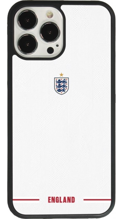 iPhone 13 Pro Max Case Hülle - Silikon schwarz England 2026 personalisierbares Fussballtrikot