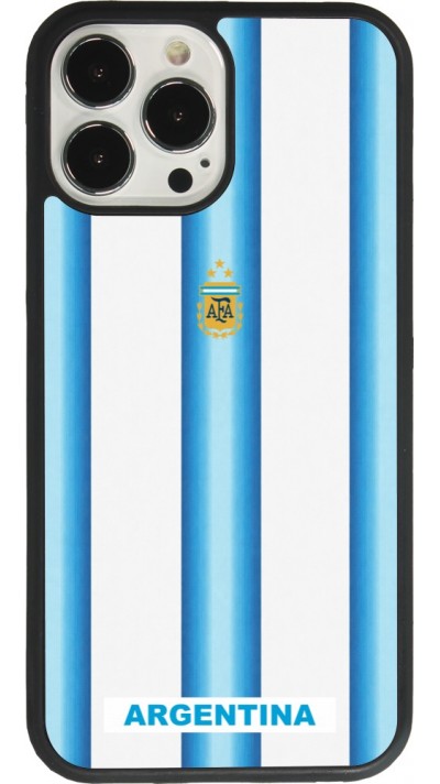 iPhone 13 Pro Max Case Hülle - Silikon schwarz Argentinien 2026 personalisierbares Fussballtrikot