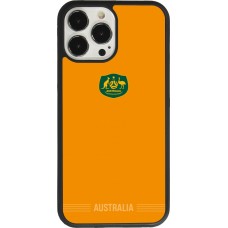 iPhone 13 Pro Max Case Hülle - Silikon schwarz Australien 2026 personalisierbares Fussballtrikot