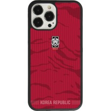 iPhone 13 Pro Max Case Hülle - Silikon schwarz Südkorea 2026 personalisierbares Fussballtrikot
