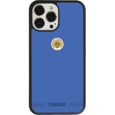 iPhone 13 Pro Max Case Hülle - Silikon schwarz Curaçao 2026 personalisierbares Fussballtrikot