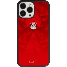 iPhone 13 Pro Max Case Hülle - Silikon schwarz Ägypten 2026 personalisierbares Fussballtrikot