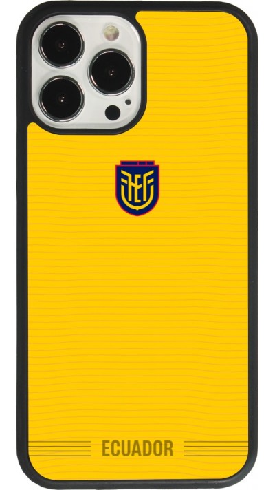 iPhone 13 Pro Max Case Hülle - Silikon schwarz Ecuador 2026 personalisierbares Fussballtrikot