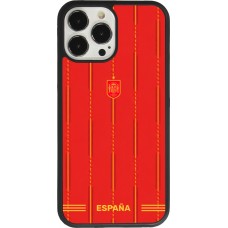 iPhone 13 Pro Max Case Hülle - Silikon schwarz Spanien 2026 personalisierbares Fussballtrikot