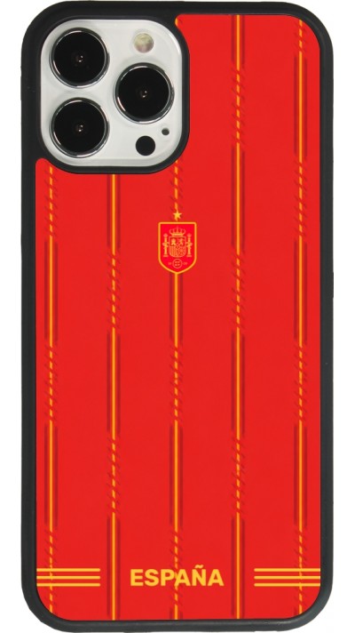 iPhone 13 Pro Max Case Hülle - Silikon schwarz Spanien 2026 personalisierbares Fussballtrikot