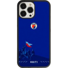 iPhone 13 Pro Max Case Hülle - Silikon schwarz Haiti 2026 personalisierbares Fussballtrikot
