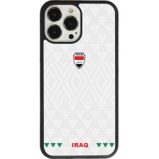 iPhone 13 Pro Max Case Hülle - Silikon schwarz Irak 2026 personalisierbares Fussballtrikot