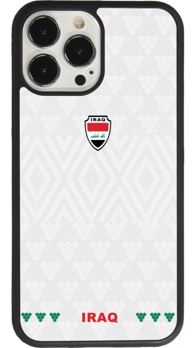 iPhone 13 Pro Max Case Hülle - Silikon schwarz Irak 2026 personalisierbares Fussballtrikot