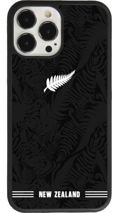 iPhone 13 Pro Max Case Hülle - Silikon schwarz Neuseeland 2026 personalisierbares Fussballtrikot