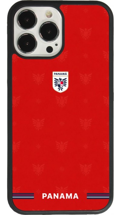iPhone 13 Pro Max Case Hülle - Silikon schwarz Panama 2026 personalisierbares Fussballtrikot