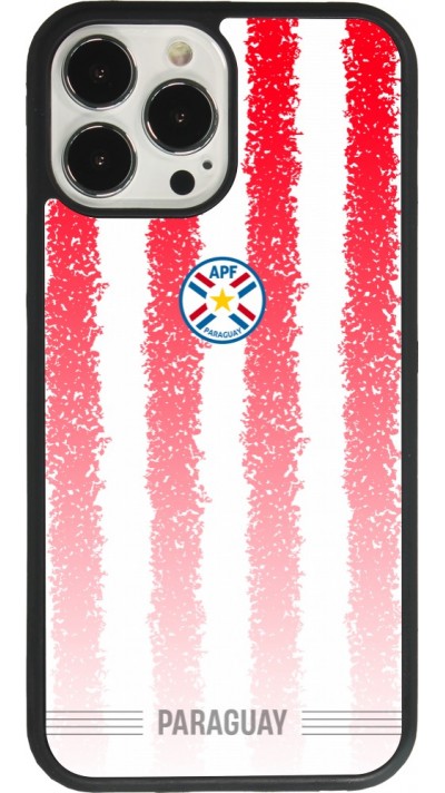 iPhone 13 Pro Max Case Hülle - Silikon schwarz Paraguay 2026 personalisierbares Fussballtrikot