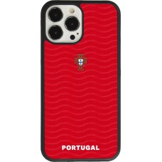 iPhone 13 Pro Max Case Hülle - Silikon schwarz Portugal 2026 personalisierbares Fussballtrikot