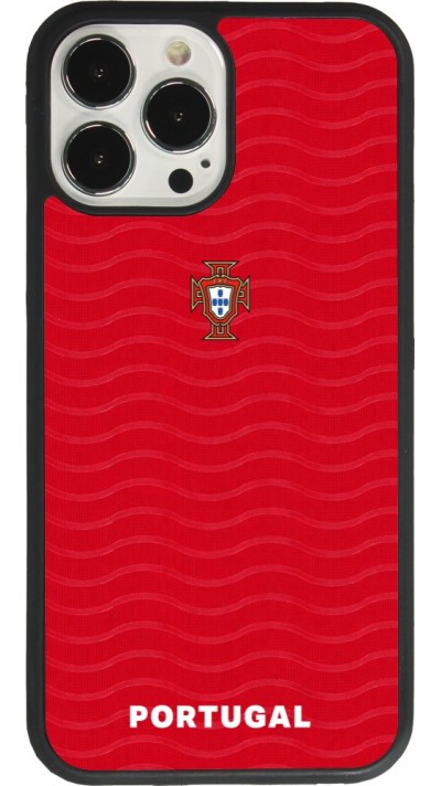 iPhone 13 Pro Max Case Hülle - Silikon schwarz Portugal 2026 personalisierbares Fussballtrikot