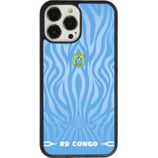 iPhone 13 Pro Max Case Hülle - Silikon schwarz Demokratische Republik Kongo 2026 personalisierbares Fussballtrikot
