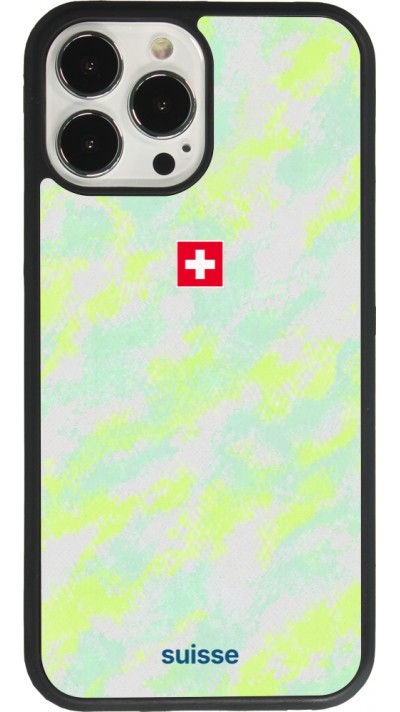 iPhone 13 Pro Max Case Hülle - Silikon schwarz Schweiz Away 2026 personalisierbares Fussballtrikot