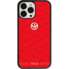 iPhone 13 Pro Max Case Hülle - Silikon schwarz Tunesien 2026 personalisierbares Fussballtrikot