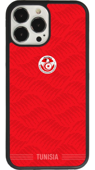 iPhone 13 Pro Max Case Hülle - Silikon schwarz Tunesien 2026 personalisierbares Fussballtrikot