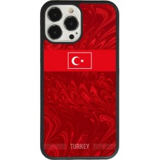 iPhone 13 Pro Max Case Hülle - Silikon schwarz Türkei 2026 personalisierbares Fussballtrikot