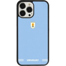 iPhone 13 Pro Max Case Hülle - Silikon schwarz Uruguay 2026 personalisierbares Fussballtrikot
