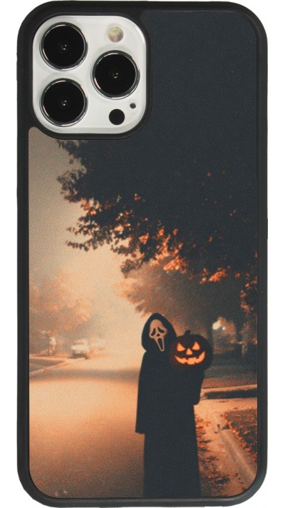 iPhone 13 Pro Max Case Hülle - Silikon schwarz Halloween 2025 Scream