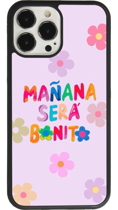 iPhone 13 Pro Max Case Hülle - Silikon schwarz Karol G Manana sera bonito